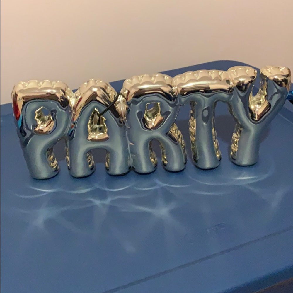 Bachelorette Party Balloon Resin Letters tabletop